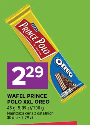 Wafel Prince Polo XXL Oreo promocja w Stokrotka