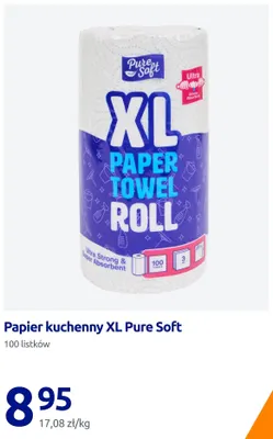 Papier kuchenny XL Pure Soft promocja w Action