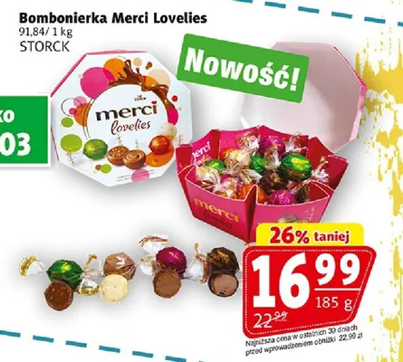 Bombonierka Merci Lovelies promocja w Prim Market