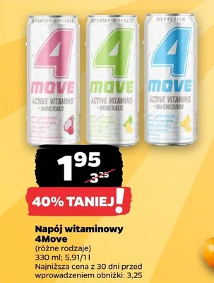 Napój witaminowy (różne rodzaje) promocja w Netto