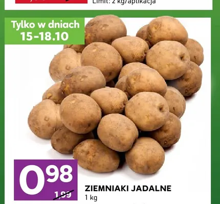 Ziemniaki jadalne promocja w Stokrotka