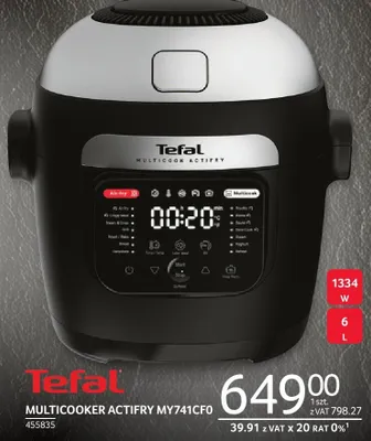 Multicooker Actifry MY741CF0 Tefal promocja w Selgros