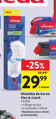 Miotełka do kurzu Flex & Catch Vileda promocja w Intermarche