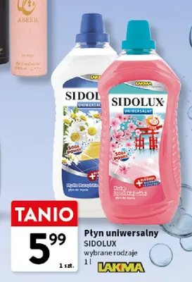 Płyn uniwersalny Sidolux Kwiat japońskiej wiśni promocja w Intermarche