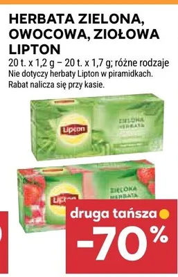 Herbata zielona, owocowa, ziołowa promocja w Stokrotka