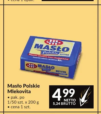 Masło Polskie Mlekovita promocja w Makro