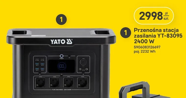Przenośna stacja zasilania promocja w Castorama