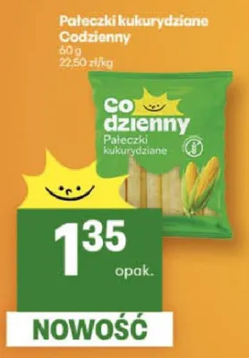 Paleczki kukurydziane promocja w Delikatesy Centrum