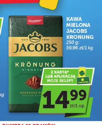 Kawa mielona Jacobs Krönung promocja w Groszek