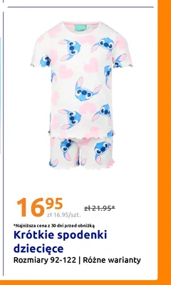 Krótkie spodenki dziecięce promocja w Action
