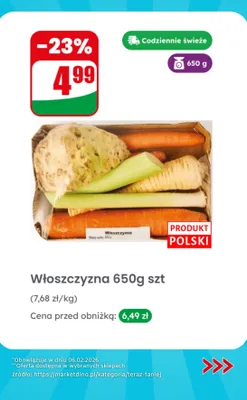 Włoszczyzna promocja w Dino