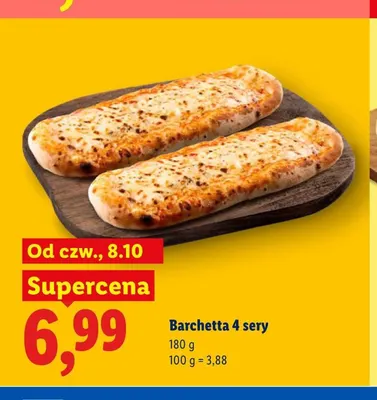 Barchetta 4 sery Piekarnia Lidla promocja w Lidl