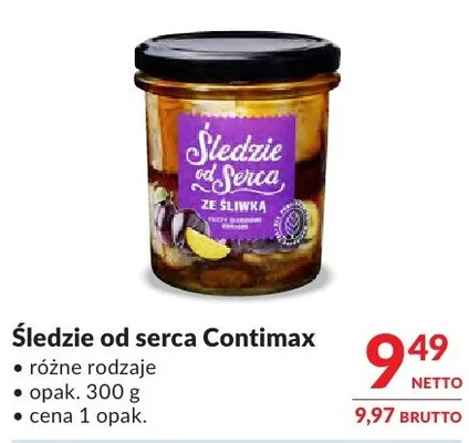 Śledzie od serca Contimax promocja w Makro