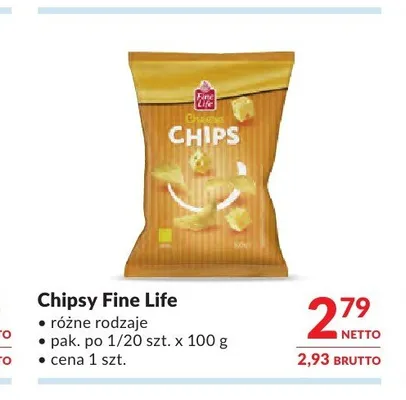 Chipsy Fine Life solone promocja w Makro