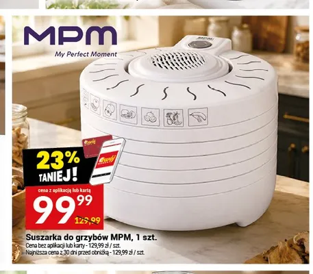 Suszarka do grzybów MPM promocja w Twój Market