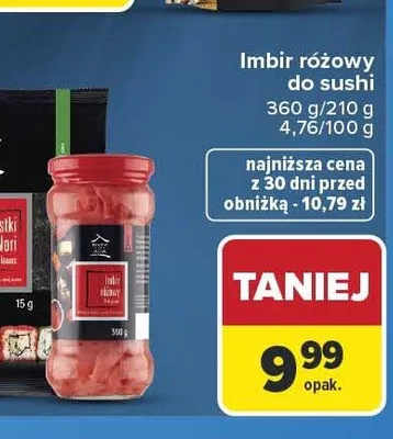 Imbir różowy do sushi House of Asia promocja w Carrefour