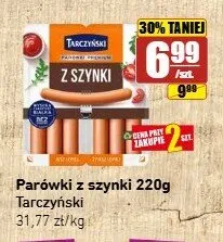 Parówki z szynki Tarczyński promocja w API Market