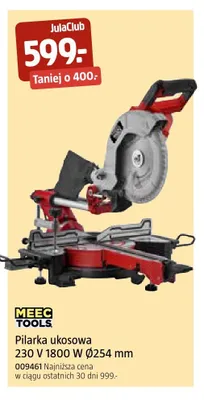 Pilarka ukosowa MEEC TOOLS 230V 1800W Ø254mm promocja w Jula