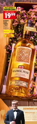 Wino Kazbek Peak White półwytrawne białe promocja w Biedronka