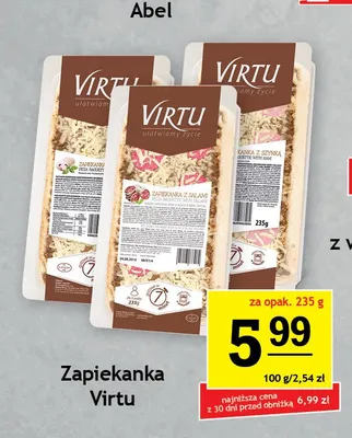 Zapiekanka z pieczarkami Virtu promocja w Gram Market