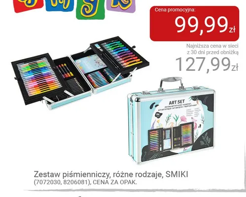 Zestaw piśmienniczy Smiki promocja w Smyk
