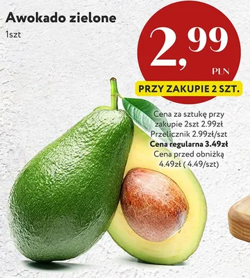 Awokado zielone promocja w Market Point