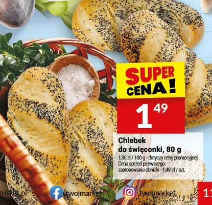 Chlebek do święconki promocja w Twój Market