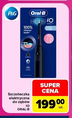 Szczoteczka elektryczna do zębów iO Oral-B promocja w Carrefour Market