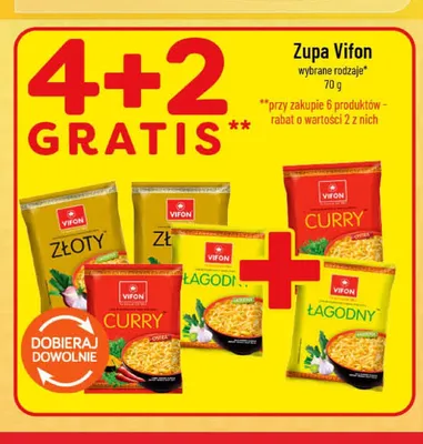 Zupa błyskawiczna Vifon Łagodna promocja w POLOmarket