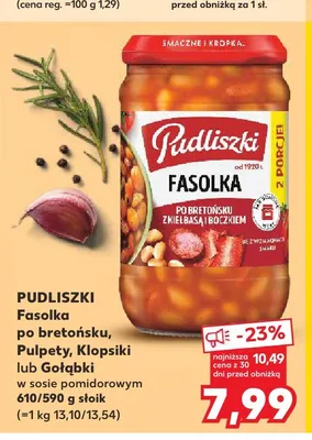 Pulpety w sosie pomidorowym Pudliszki promocja w Kaufland