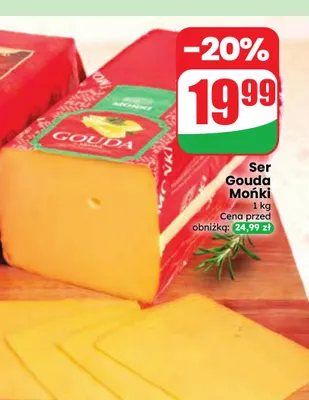 Ser gouda Mońki promocja w Dino