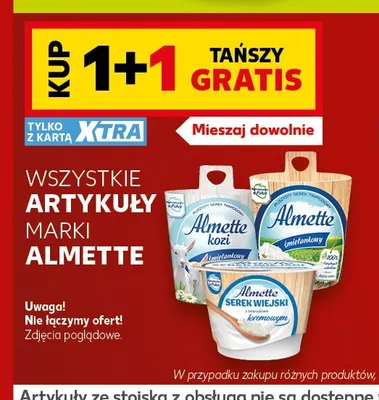 Serek wiejski z twarożkiem kremowym Almette promocja w Kaufland