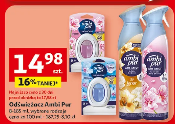Odświeżacz Ambi Pur promocja w Auchan