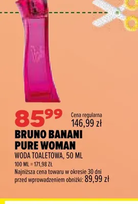 Woda toaletowa Bruno Banani Pure Woman promocja w Drogerie Natura