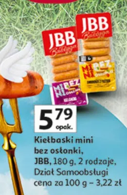 Kiełbaski mini bez osłonki promocja w Auchan