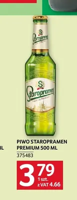 Piwo Staropramen Premium promocja w Selgros