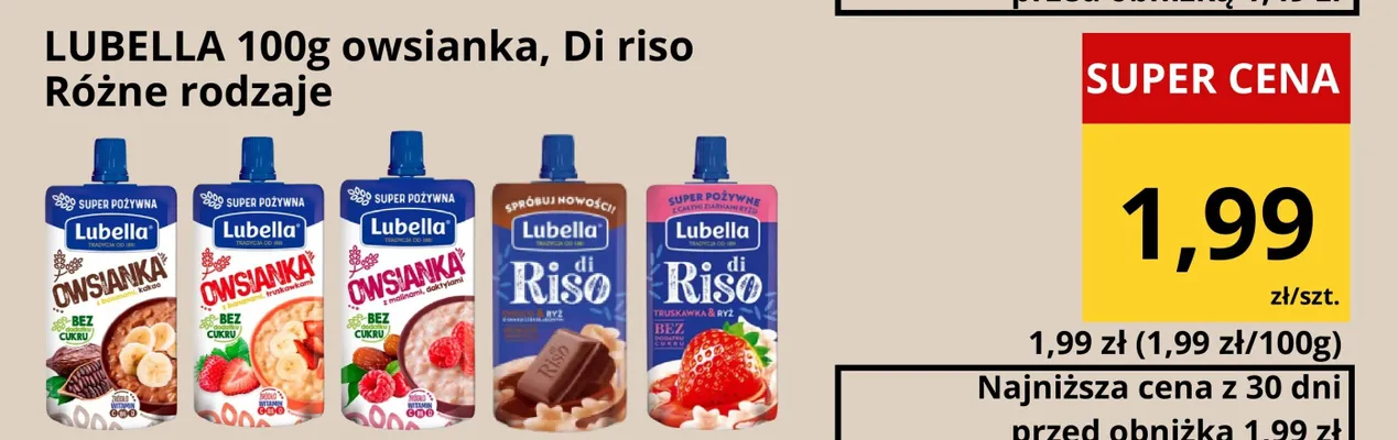 Di riso różne rodzaje promocja w Supeco