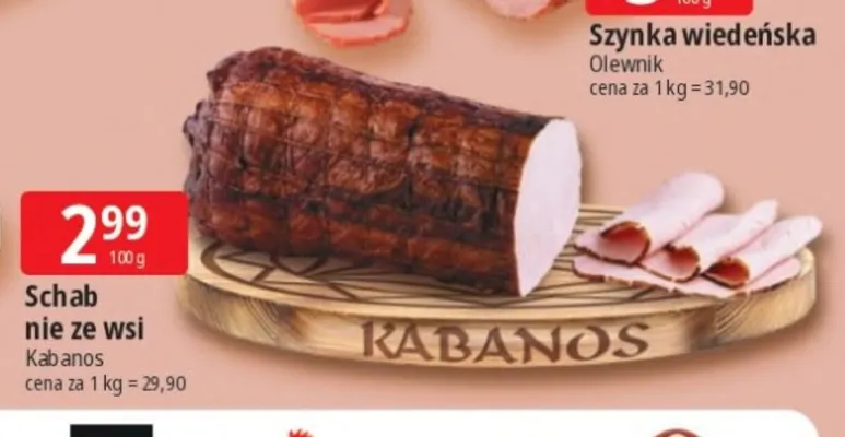 Schab nie ze wsi Kabanos promocja w Leclerc