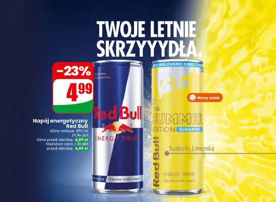 Napój energetyczny citrus Black energy promocja w Dino