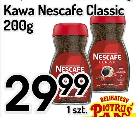 Kawa Nescafe Classic promocja w Delikatesy Piotruś Pan
