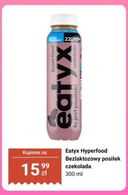 Posiłek bezlaktozowy Eatyx Hyperfood czekolada promocja w Biedronka