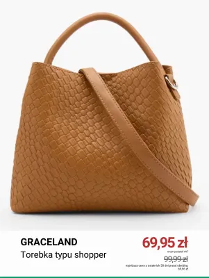Torebka typu shopper Graceland promocja w Deichmann