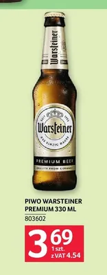 Piwo Warsteiner Premium promocja w Selgros