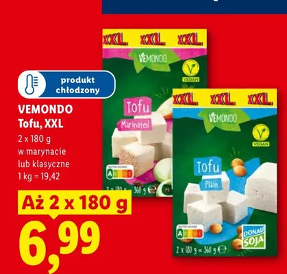 Tofu w marynacie Vemondo 2-pak XXL promocja w Lidl