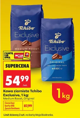 Kawa ziarnista Exclusive Original promocja w Biedronka