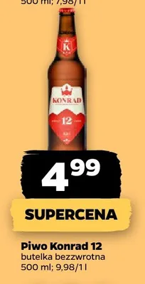 Piwo Konrad 12 promocja w Netto
