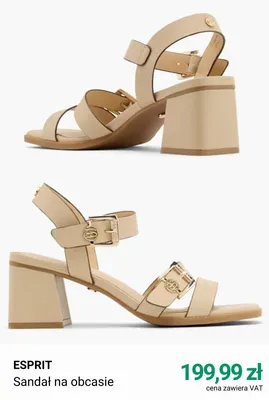 Sandał na obcasie ESPRIT promocja w Deichmann