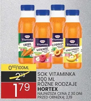 Sok vitaminka 300ml różne rodzaje promocja w Wafelek