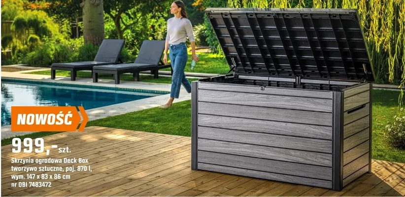 Skrzynia ogrodowa Deck Box promocja w OBI
