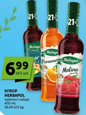Syrop wybrane rodzaje promocja w Euro Sklep